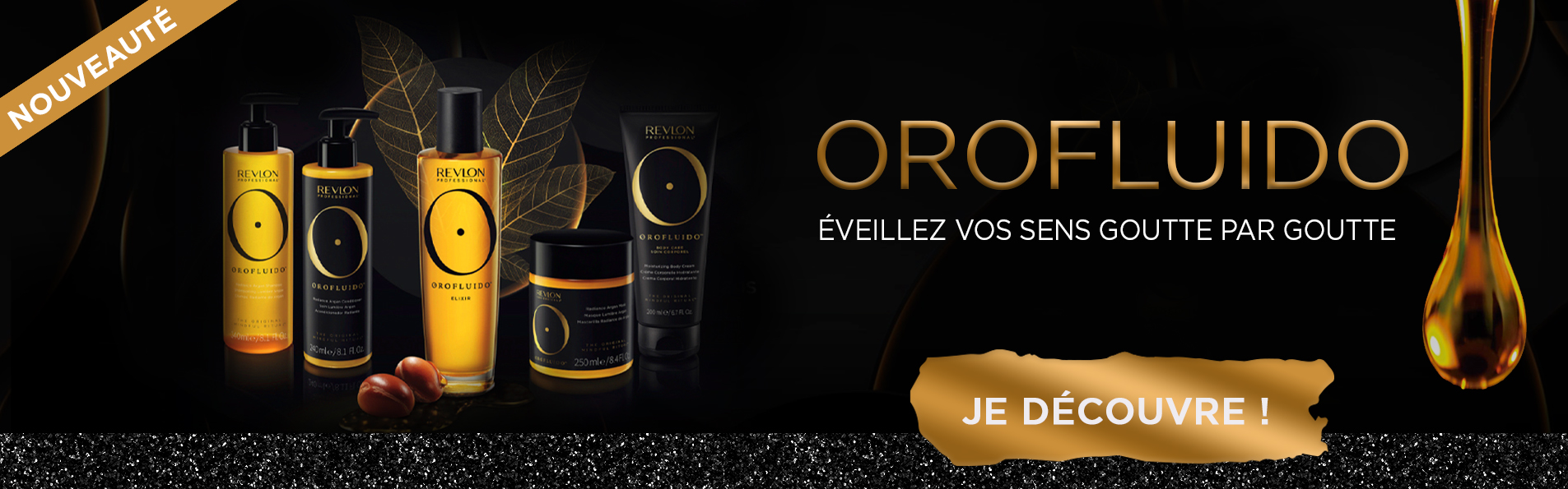 Orofluido By Revlon : Gamme de soins cheveux et corps à l'huile d'Argan
